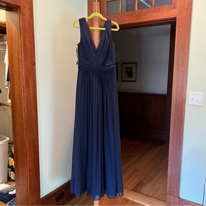 dessy collection maxi chiffon dress